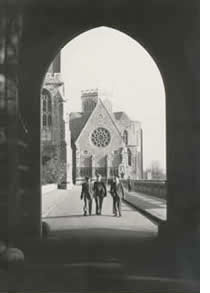 Memorial Arch Looking towards the Chapel